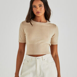 Knit Tee - Oatmeal