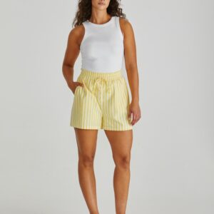 Yellow White Stripe