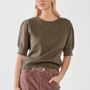 Knit Tee - Khaki
