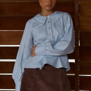 Shirt - Blue Choc Stripe