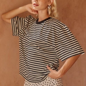 Stripe Tee - Black/White